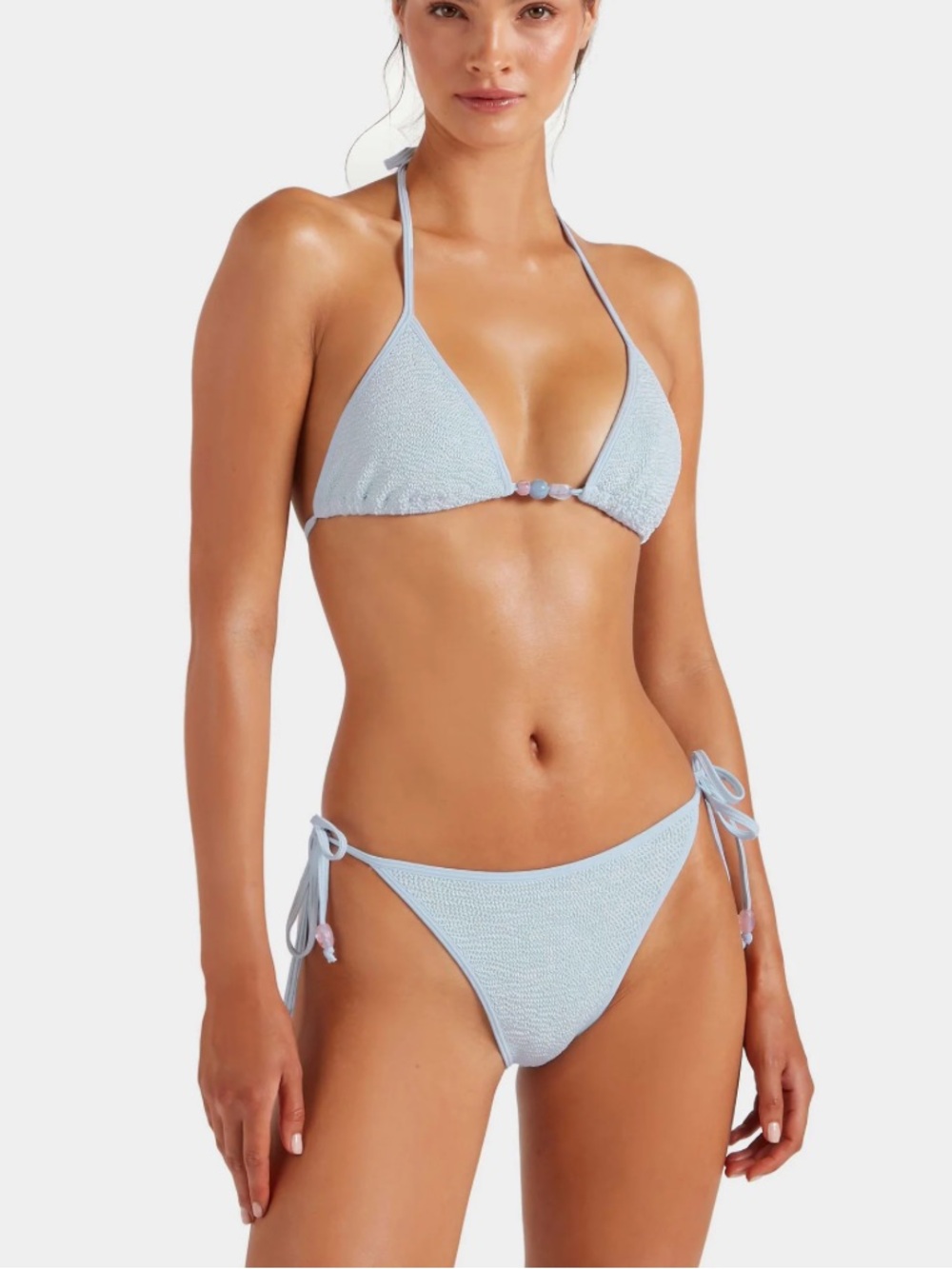 HUNZA G - Gina Beaded Bikini Bottom